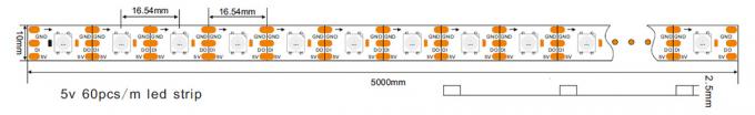 Luces de tira flexibles direccionables de APA102 Digitaces Rgb LED APA102C IC incorporado