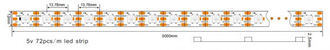 Luces de tira flexibles direccionables de APA102 Digitaces Rgb LED APA102C IC incorporado