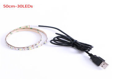 luces de tira flexibles del contraluz LED de 5V USB TV SMD 2835 60 Led/M 7.2W 700lm