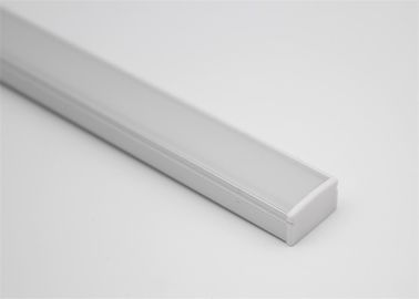 difusor de aluminio de la iluminación del perfil de 17*07m m LED para las barras flexibles del poder más elevado LED