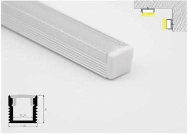 La protuberancia anti de la corrosión LED perfila el aluminio con la alta transmitencia ligera 7.6*9m m