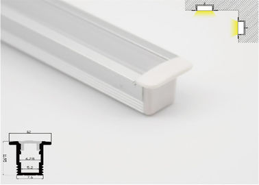 Aislamiento sano del perfil de aluminio de la cubierta LED de PMMA para el armario de cocina 7.6X12m m