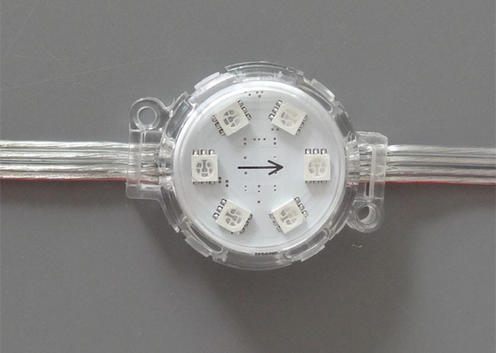 La cubierta transparente direccionable del diámetro impermeable de DC24V UCS1903 IC 40m m expuso la lámpara del LED