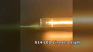 Tubo de filamento revestido de vidrio S14-LED, Linestra
