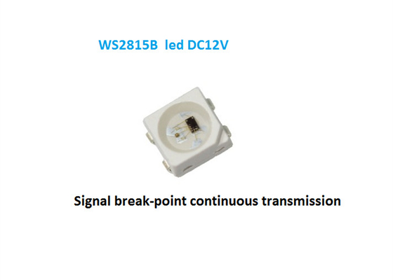 DC12V WS2815B SMD5050 RGB LED Pixel Chips Integrado en el punto de ruptura del IC Fuente de luz direccionable