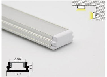 Enrolle el perfil de aluminio de la resistencia LED los perfiles lineares de 11 x de 7m m LED para el techo/la pared