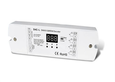 4 corriente del conductor del canal DMX LED/regulador constantes de la tira de Dmx LED para la lámpara del RGB