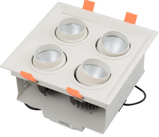 forma blanca del cuadrado de la luz del punto de la parrilla de 30w 50w Dimmable LED con eficacia alta