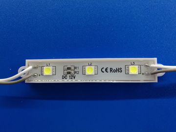 Tipo 5054 de la resina de epoxy módulo de 3 LED 12 voltios, módulo impermeable del LED para el letrero