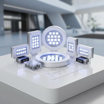 Luces de iluminación LED personalizadas que incorporan fuente de luz LED y voltaje de entrada AC85-265V diseñadas para proyectos de iluminación energética
