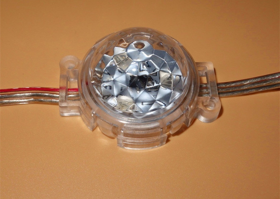 Lámpara elegante del pixel de IP68 DC 24V 40m m LED Rgb con la cubierta cristalina transparente