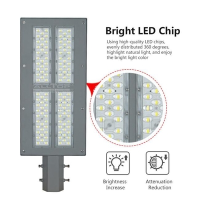 Iluminación impermeable al aire libre del camino LED de calle de IP65 SMD 180w lumen solar de la luz del alto