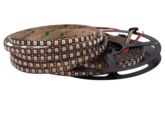 Línea de señal digital doble DC12V IP20 WS2815 SMD5050 96 LED/m l IC RGB Franja LED direccionable