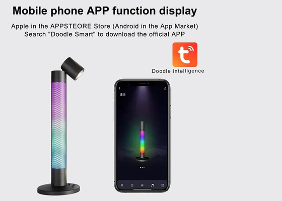 Aplicación Smart Graffiti Lámpara de escritorio creativa LED Atmosfera Luz Trabajo Lectura Luz nocturna de la cama