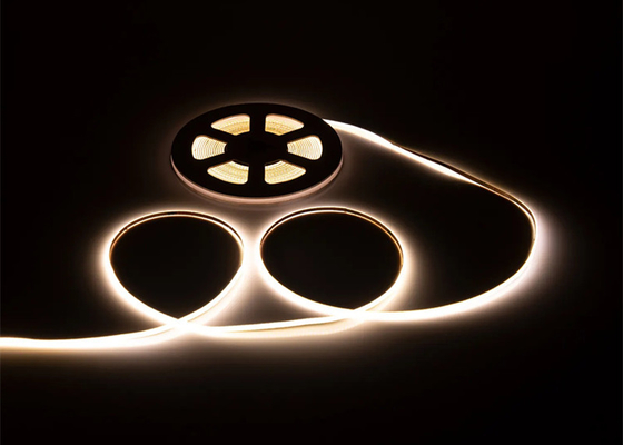 3 mm Ultra estrecho COB LED de banda de cuerda armario armario luz de fondo de TV 400LEDs / M