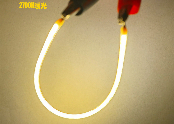 3VDC LED Filamento flexible 255mm 260mm 180 Chips 2200K Luz amarilla 300mA CRI 83