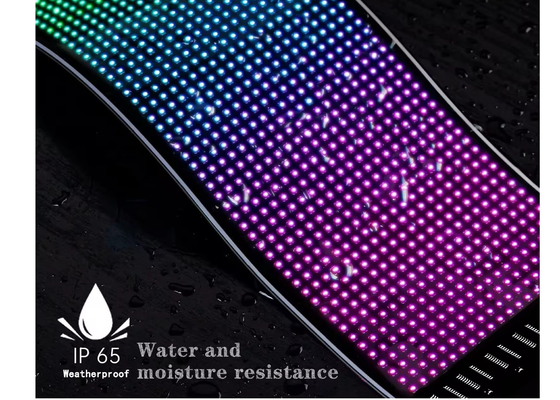 Pixel RGB Led Flexible Display App Bluetooth Pantalla de publicidad para automóviles Pantalla de pantalla digital suave impermeable para automóviles Ip65