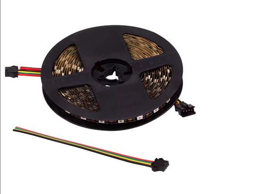 DC12V línea de señal digital doble LED cinta flexible WS2815 SMD5050 IP20 60led 60Pixel RGB WS2815b IC