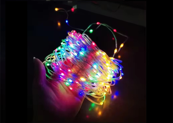APP luces de cuerda inteligentes resistentes al agua LED decoración de Navidad luces de cuerda de hadas control remoto inteligente USB