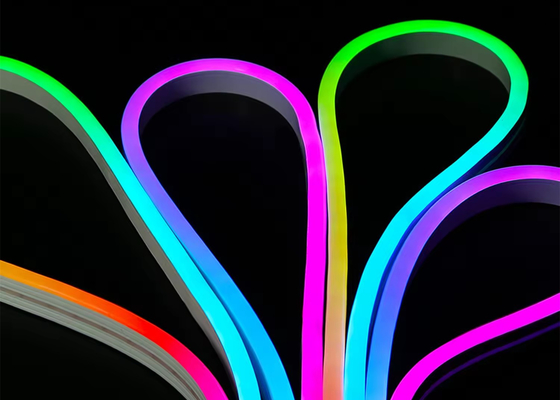 Smart Neon LED Rope Light Kit DC5V RGB Neon 1M 2M 5M IP67 DIY Neon Light Strip Bluetooth TUYA WIFI Aplicación de música