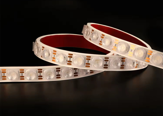DC 24V 24W 1 led impermeable banda blanda de luz blanca LED Lente Lavadora de paredes para iluminación de fachada
