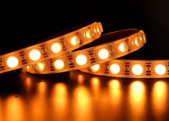 DC 24V 24W 1 led impermeable banda blanda de luz blanca LED Lente Lavadora de paredes para iluminación de fachada