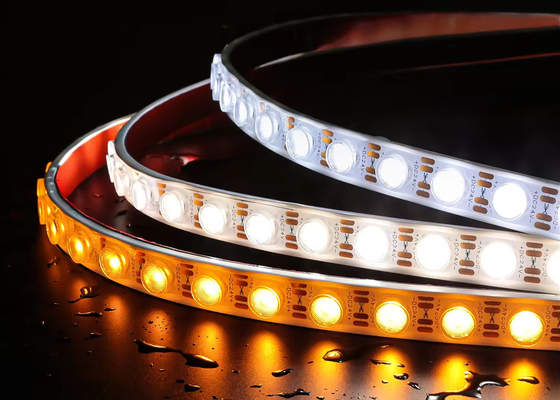 DC 24V 24W 1 led impermeable banda blanda de luz blanca LED Lente Lavadora de paredes para iluminación de fachada