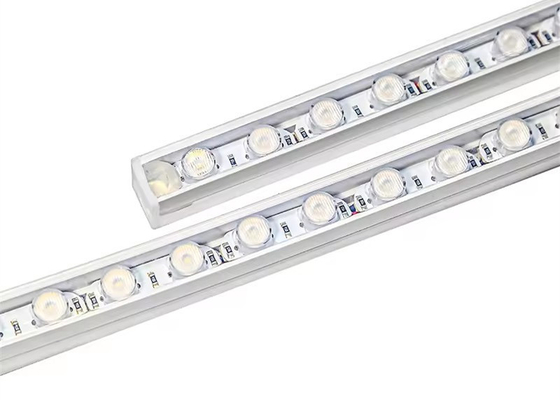 Lente óptica lineal de LED flexible de 16*16 mm DC24V IP65 resistente al agua
