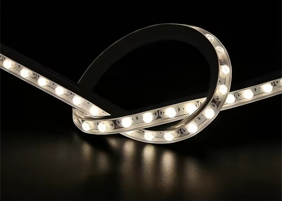 Lente óptica lineal de LED flexible de 16*16 mm DC24V IP65 resistente al agua