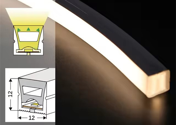 Lámpara de silicona de 12*12 mm con techo incorporado sin lámpara principal
