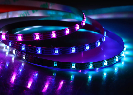 WS2812C 2020 90/120leds Lámpara de mesa de arena de color mágico Mini 4MM Luces de banda LED