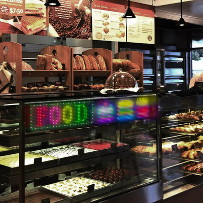 Animación de patrón de texto personalizado Panel de matriz LED para publicidad Promoción de pantalla de color RGB APP Smart Interior LED