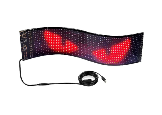 Camión Diablo Ojo LED Pantalla de luz del coche Camión Dinámica luz LED Smart auto pegatina Panel LED programable para el parabrisas del camión