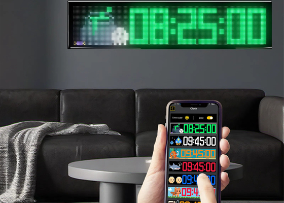 32*192 Camiones de pantalla LED programable de fila doble Animación interactiva Pantalla frontal trasera flexible