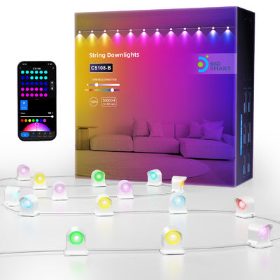 Direccionable RGB IP68 resistente al agua LED luces para la decoración de Navidad
