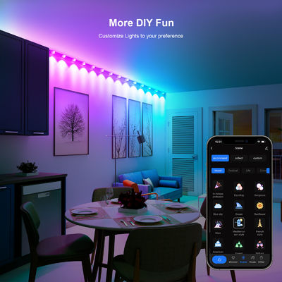Direccionable RGB IP68 resistente al agua LED luces para la decoración de Navidad
