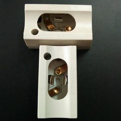 Portalámparas lineal S14s S14d para bombillas fluorescentes, incandescentes y LED