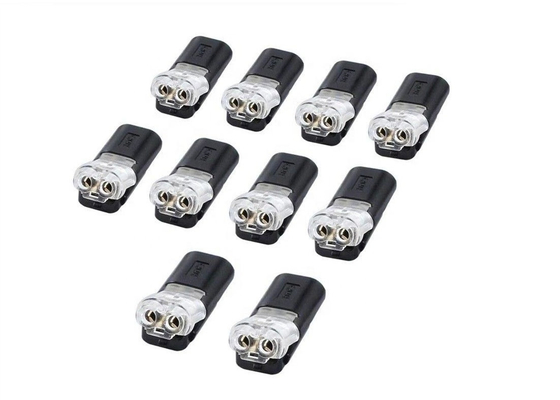 Bloques de terminales sin pelado LED, empalmes rápidos sin soldadura y conectores de terminales a tope D2 sin soldadura