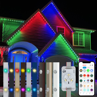 Control inteligente LED luz de ventanas exteriores 30W WiFi APP RGB IP65 a prueba de agua para el jardín de la villa